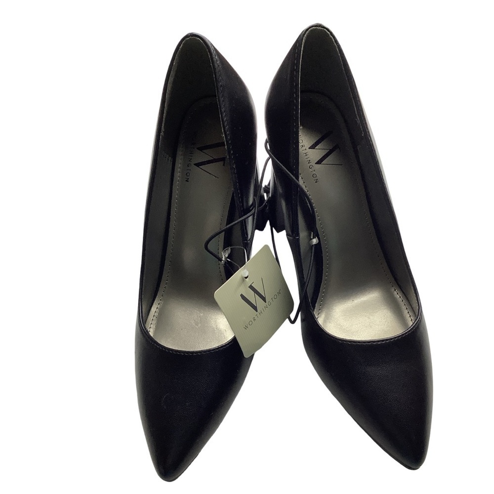 Worthington Zilo Size 6 Black Block Closed Toe Heels Size 6. New With Tags.